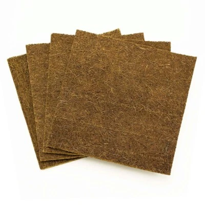 TERRA EXOTICA Kokosfasermatte , Terrarium Rückwand Set , 30 x 30 cm - 4 Matten im Set