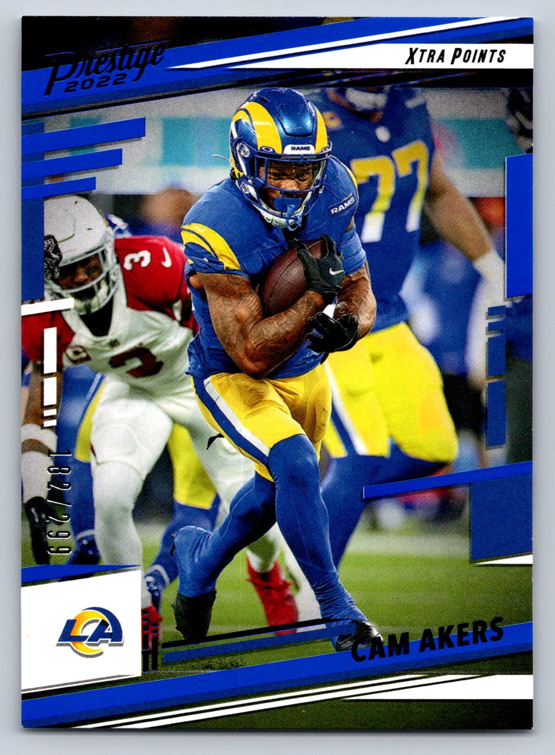 2022 Panini Prestige #162 Cam Akers /299 Rams Xtra Points Blue