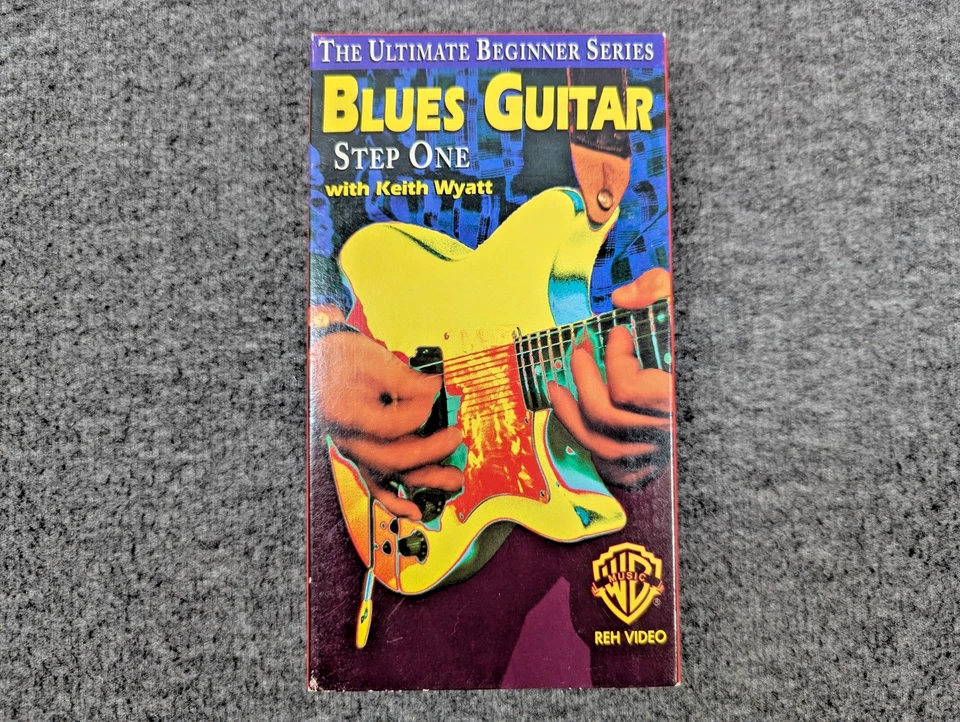 VTG Blues Guitar Step 1 & 2 VHS Tapes by Keith Wyatt, Ultimate Beginner Series - Image 2 of 4