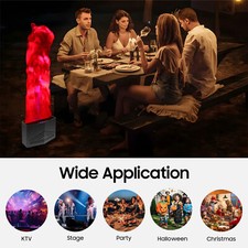 24 LED Red with Blue Fake Flame Light Stage Show Fire Flame Lighting Disco