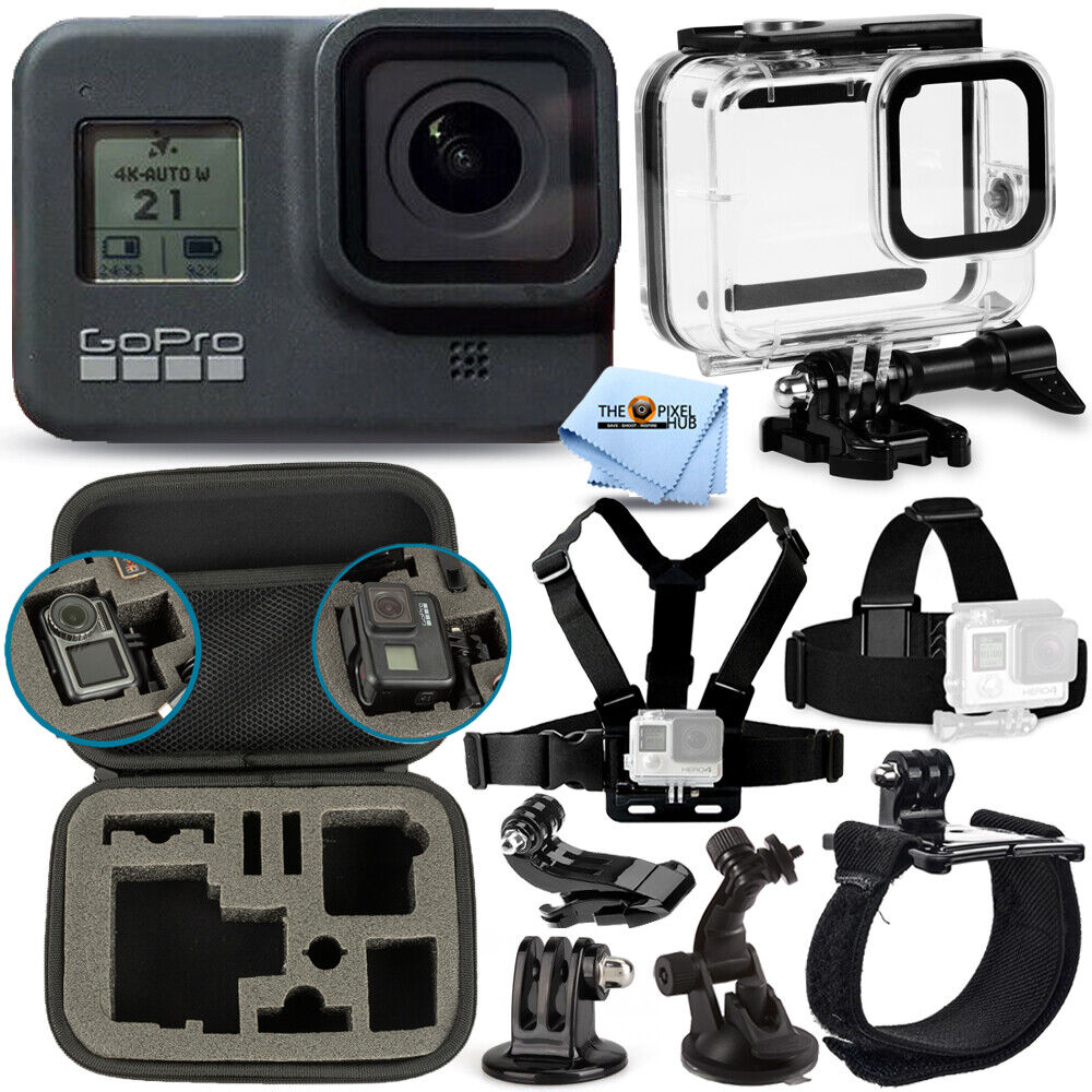 GoPro HERO8 Black 12MP Waterproof 4K Camera Camcorder + Ultimate