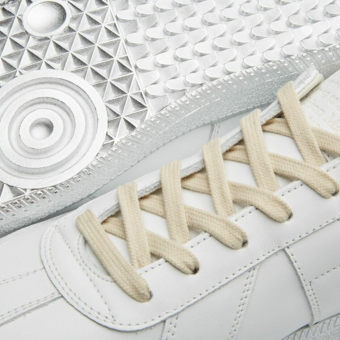 MAISON MARGIELA 22 Replica low silver sole sneakers size EU