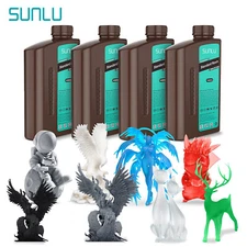 SUNLU 1KG 3D Printer Resin ABS-Like/Water Washable/Standard/Nylon-Like 405nm LCD