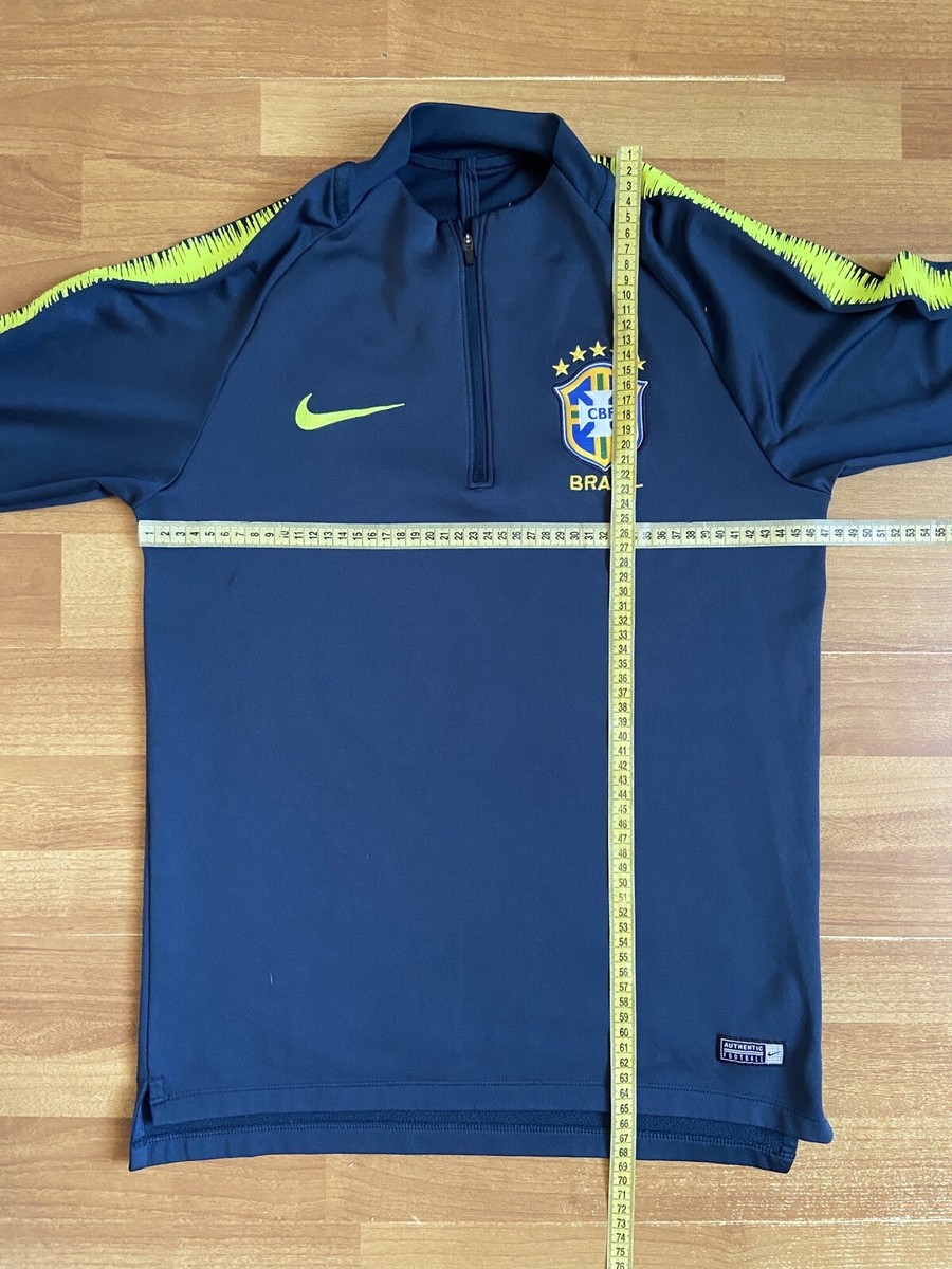 BRAZIL 2018 2019 TRAINING FOOTBALL SOCCER SQUAD DRILL TOP NIKE