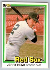 1981 Donruss - #215 Jerry Remy