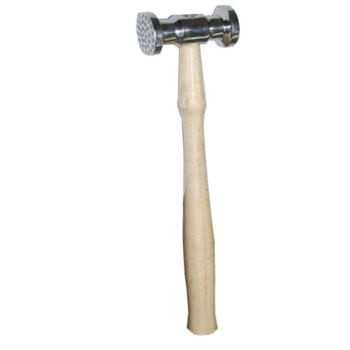 DOT & LINE HAMMER TEXTURING Textured Circle Metal Forming Former - SET 5 PC - Picture 2 of 4