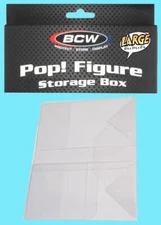 1 BCW Funko POP! LARGE Figurine STORAGE BOX Display Clear Plastic Figure Case
