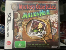 Nintendo DS Mystery Case Files MillionHeir