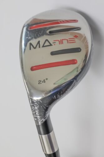 KICK-X GOLF Men's 24° Ma-Nine Hybrid Club Grafalloy Shaft Left Hand Stiff Flex - Picture 4 of 9
