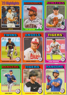 2024 Topps Heritage : SHORT PRINT SP  #1-100  Low Number !! Pick from List !!