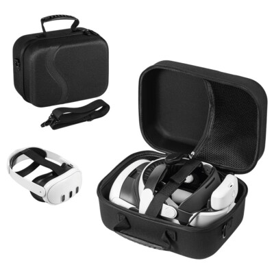Storage Case for Meta Quest 3 for BOBOVR M3 PRO Elite Strap Hard Shell Case QDE