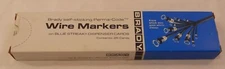 Brady Self Sticking Wire Markers On Blue Streak Dispenser Cards