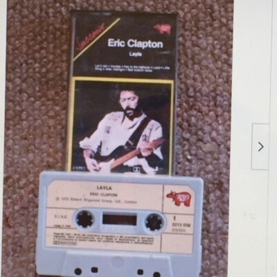 Eric Clapton Layla Live Cassette Tape **AS NEW**