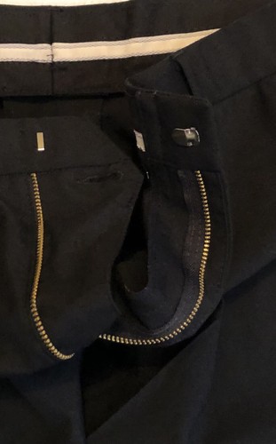 U.S Navy Defense Logistic Agency klassische Anzughose für Herren schwarz Größe 35 S P2 - Bild 7 von 9