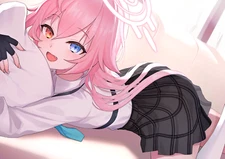 Anime girls takanashi hoshino pink hair heterochromia CCG Gaming Mat Desk