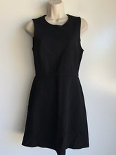 NWT J.CREW Black Sleeveless Dress (E9856} Size 2
