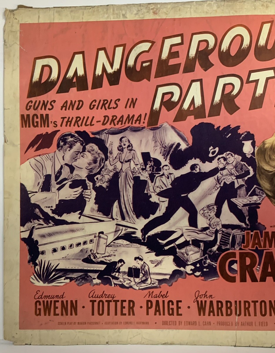 Dangerous Partners 1945 Original Movie Poster James Craig