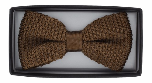 Michelsons UK -Ready Tied Silk Knitted Bow Ties - Picture 15 of 40