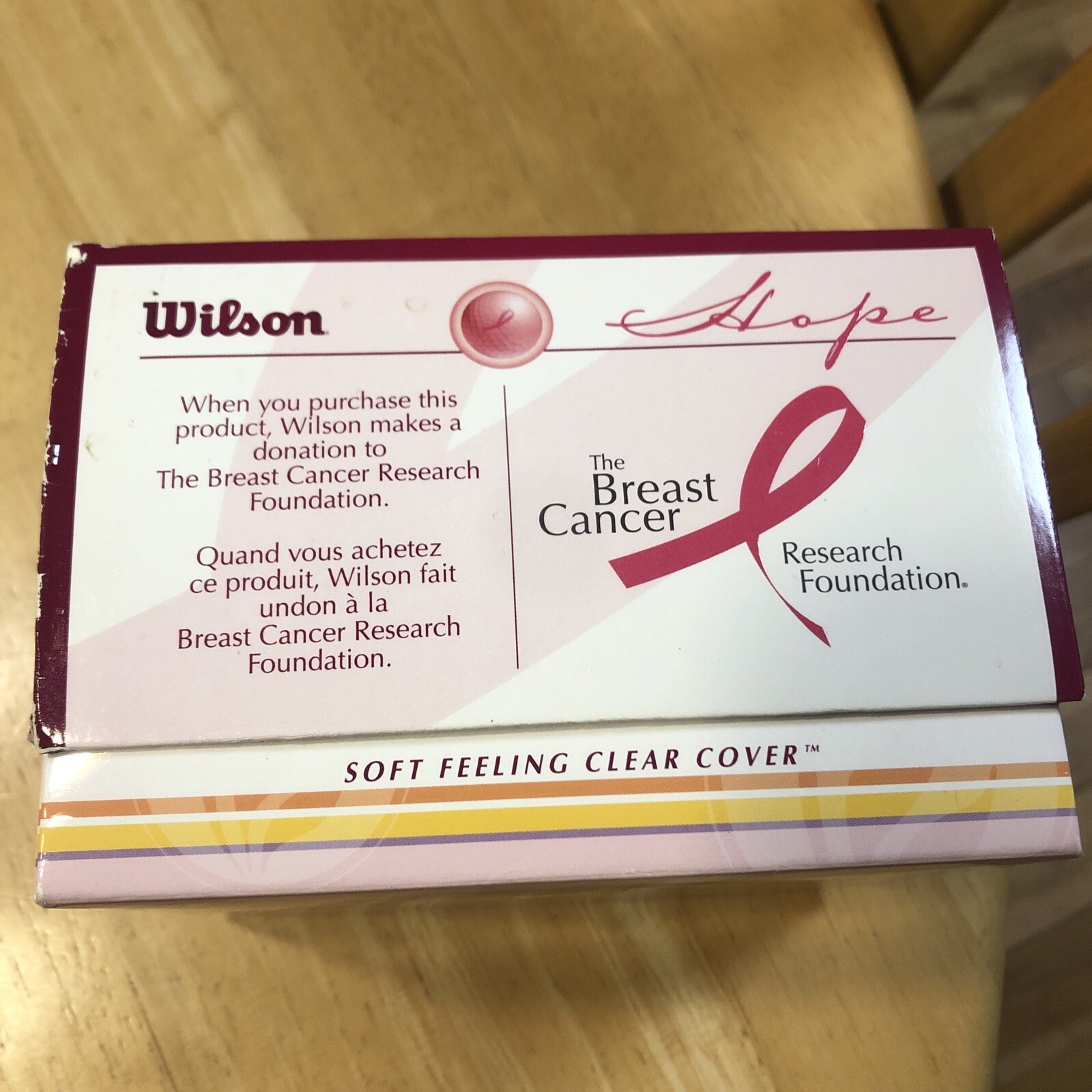 Wilson Pink Soft Feel Golf Balls Box Of 11, 1 Missing Breast Cancer Awareness
