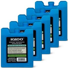 IGLOO ICE PACKS x 5 COOL BOX COOLER BAG FREEZER BLOCKS FOR CAMPING
