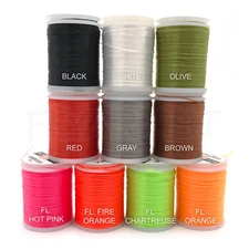VEEVUS POWER THREAD - Jig & Fly Tying 70, 140, 240 Denier - 10 Colors Available!