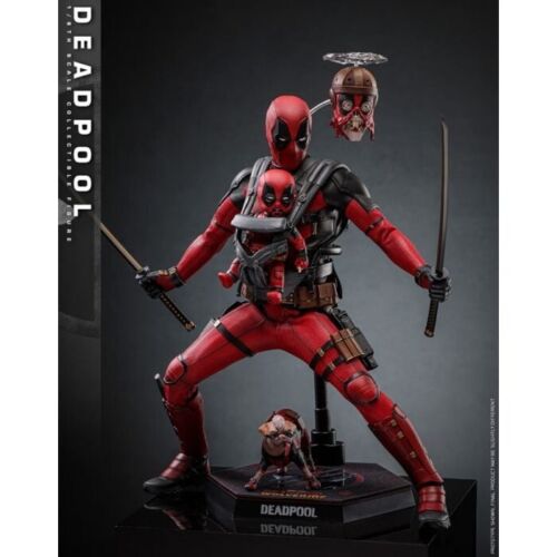 Deadpool & Wolverine (2024) - Deadpool 1/6th Scale Hot Toys Action Figure "New" - Picture 4 of 10