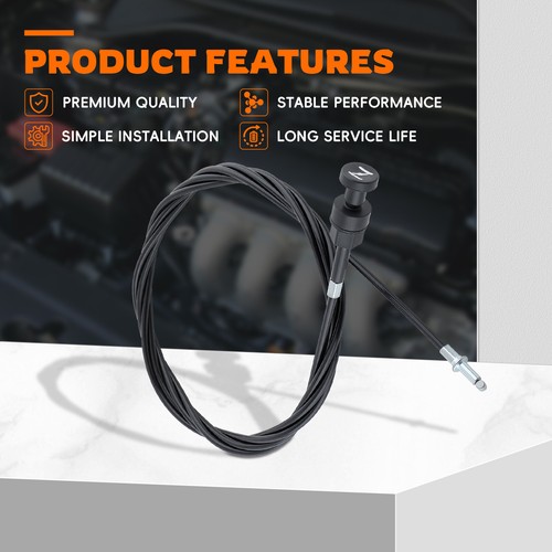 For Polaris RZR 170 2011-2014 Manual Choke Cable Black 0454876, 0454425, 0454856 - Picture 8 of 13