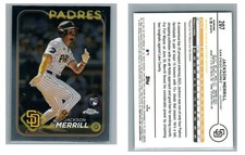 2024 TOPPS CHROME SP RC 207 JACKSON MERRILL PADRES