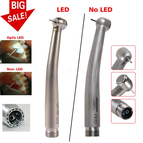 Dental LED E-Generator Turbine Handpiece /NSK High Speed Non-LED Ceramic 2/4H MD