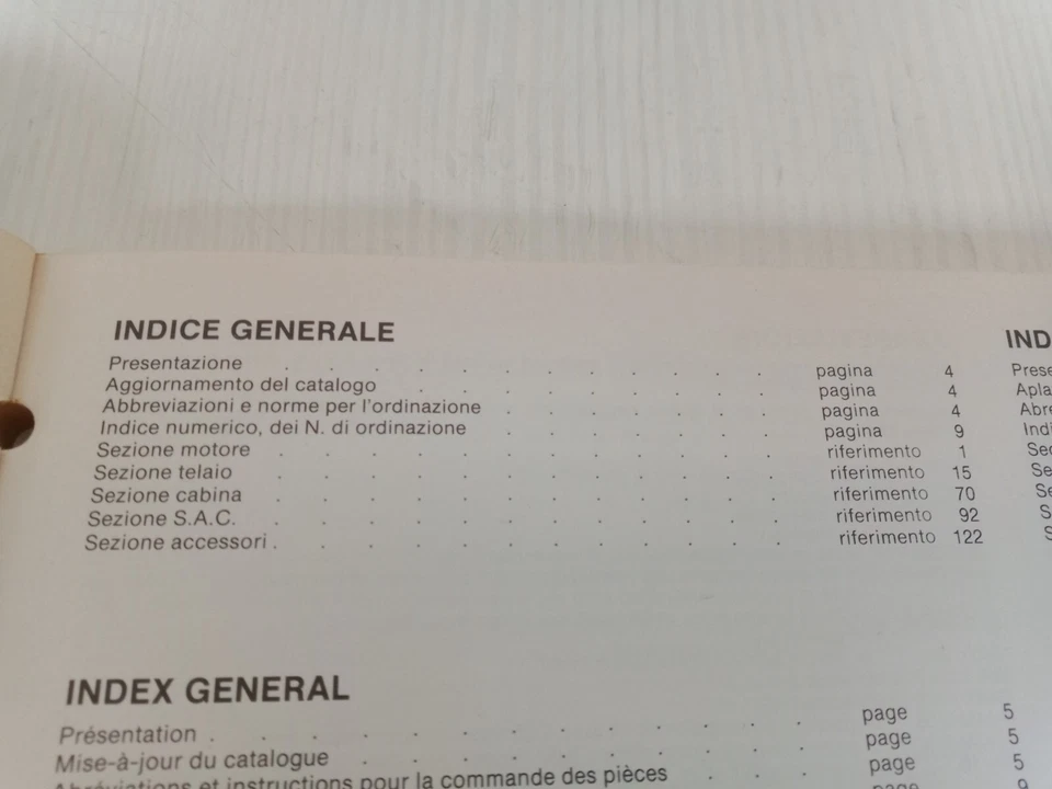 catalogo parti di ricambio originale trattore Lamborghini 1987 R603 R 603 - Immagine 4 di 4