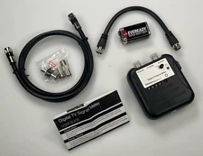 OTA TV Antenna Signal Strength Meter Kit w/ LED Display with 3ft Coax Cable