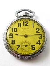 Vintage Hamilton 21 Jewel Railroad Pocket Watch, 1900's, Vintage Watches