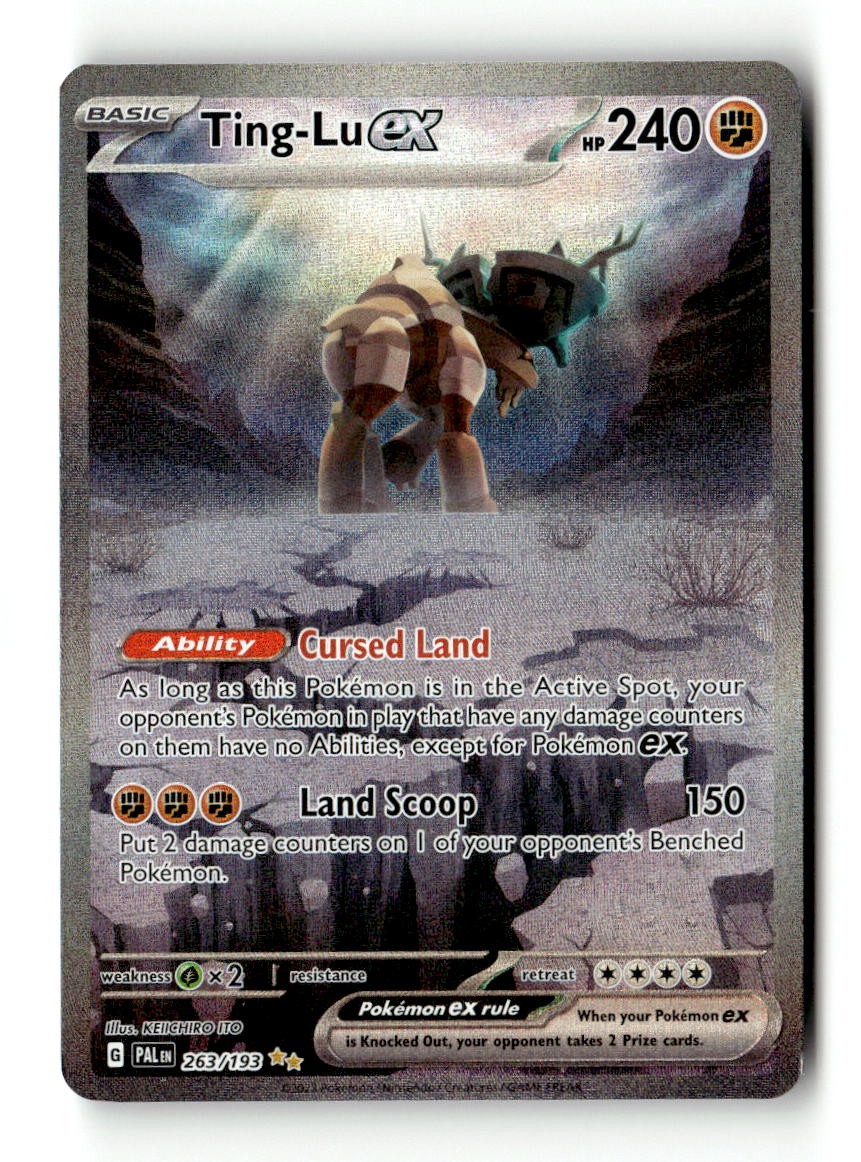 Ting-Lu ex 263/193 Special Illustration Rare Paldea Evolved Pokemon Near Mint