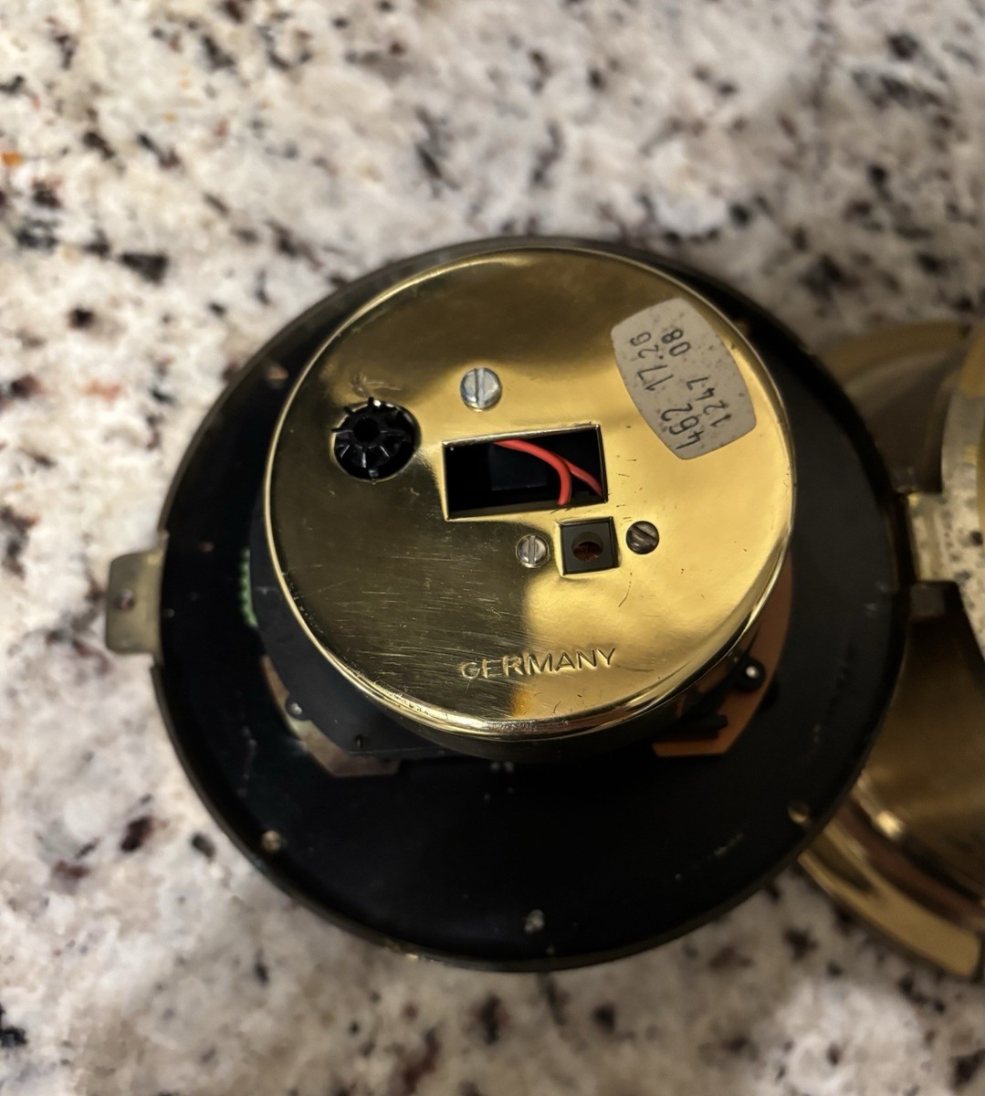 Vintage WEMPE Chronometerwerke Hamburg Germany Quartz Marine Brass