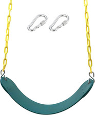 Heavy Duty 66 Inches Chain Plastic Coated Swing Seat Replacement Swing Set