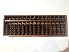Vintage Japanese Traditional Soroban Abacus 1:5 Wooden Mika Shoten