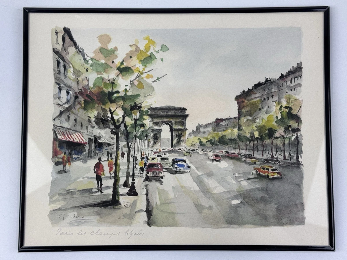 Watercolor Painting Paris Art Paintings for sale | eBay