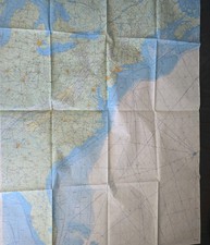 Jet Navigation Planning Chart Map JNC-45 1976 N Atlantic Ocean Air Force DOD