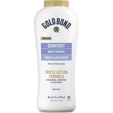 Gold Bond Ultimate Comfort Body Powder 10 oz. (Pack of 3), Talc-Free Formula