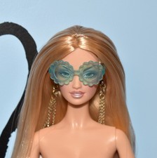 Barbie Blue Flower Shape Sunglasses Shades Sun Glasses Fashion Accessory