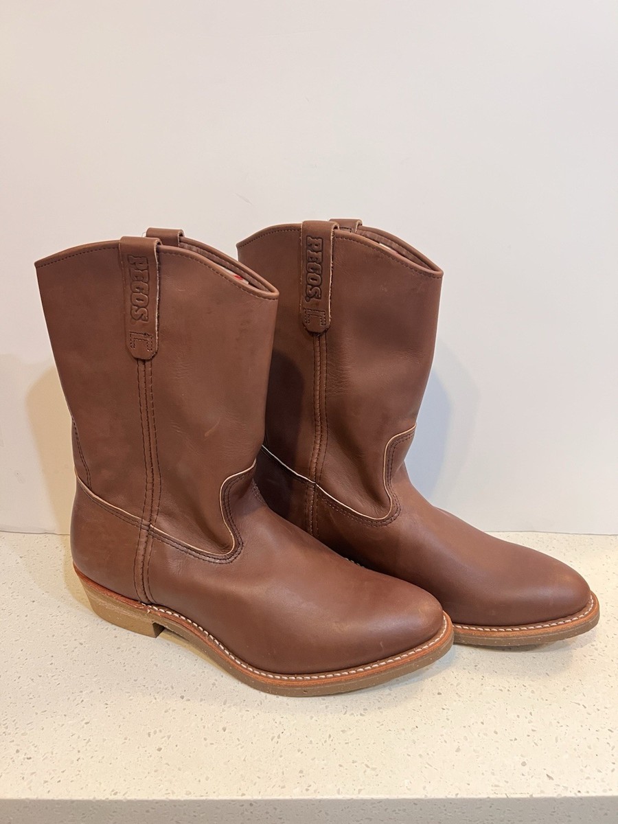 Men's RED WING 12E PECOS BROWN PULL ON 11