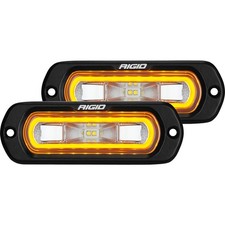 Rigid Industries Sr-l Series Flush Mount Spreader Light - Black Housing - Amb...