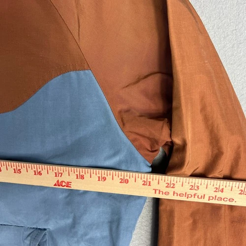 VTG JanSport Anorak Jacket Pullover Fits S Colorblock Snap Front Pouch Pocket image 14
