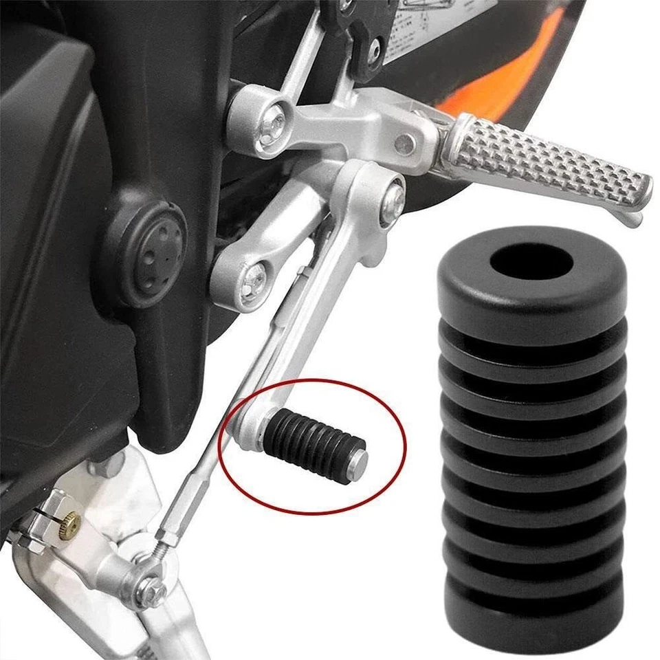1Pcs Motorcycle Gear Shift Shifter Lever Foot Pad Pedal Rubber Cover For Yamaha - Imagem 4 de 4
