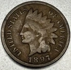1897 Indian Head Cent Good Condition Penny 1c Cent - 0043