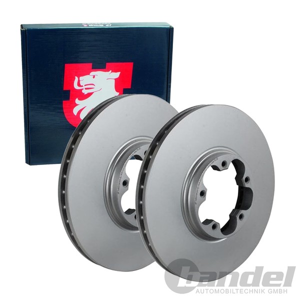 2X JP Group Bremsscheiben Ø276Mm BelÜFtet Vorne Passend FüR Ford Transit-image