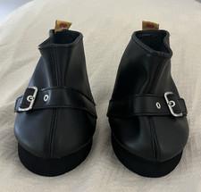 Build A Bear Black Buckle Boots