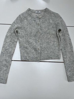 Acne Studios Cropped Fuzzy Mohair Cardigan Sweater Size XS