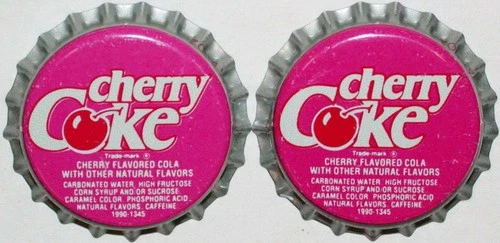 Vintage soda pop bottle caps Lot of 12 CHERRY COKE custom listing