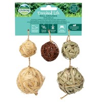 Kaninchen Spielzeug Oxbow Roll Arounds 170G FüR Meerschweinchen Hamster Nager